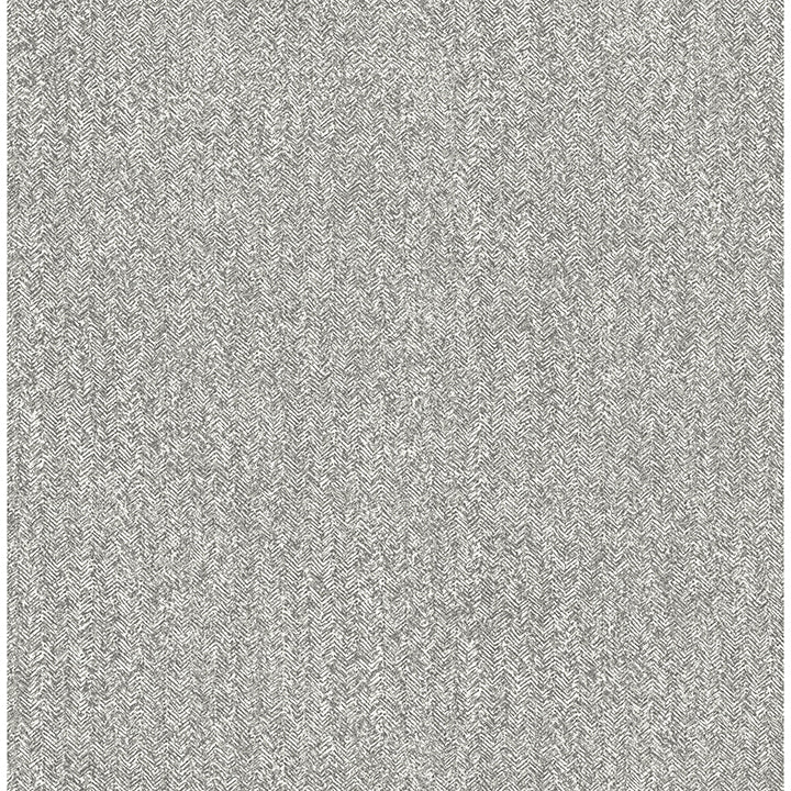 Picture of Ashbee Dark Grey Tweed Wallpaper