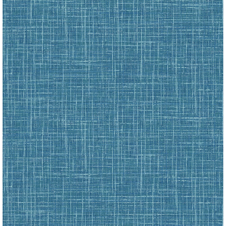 Picture of Emerson Blue Linen Wallpaper