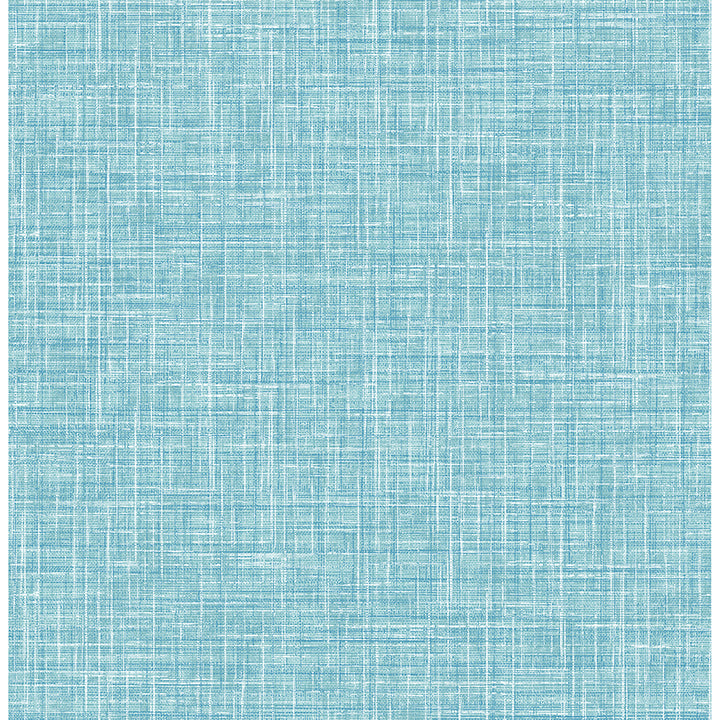 Picture of Emerson Aqua Linen Wallpaper