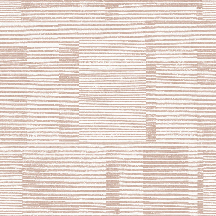 Picture of Callaway Pink Woven Stripes Wallpaper