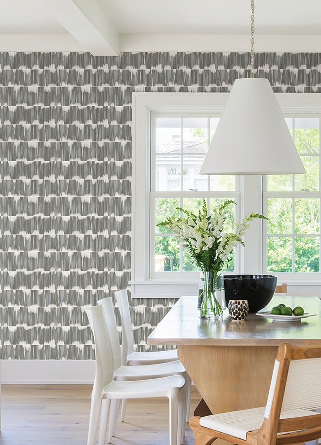 Blue Dallas Peel and Stick Wallpaper - Brewster Wallcovering