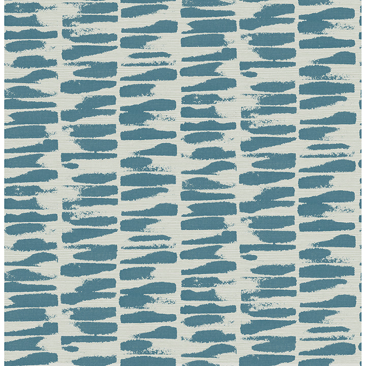 Picture of Myrtle Sea Green Abstract Stripe Wallpaper