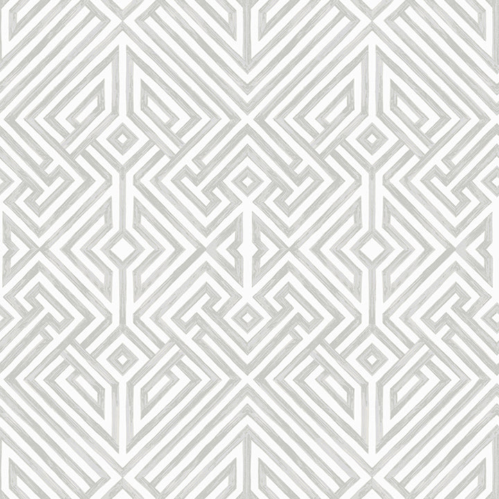 Picture of Lyon Silver Geometric Key Wallpaper