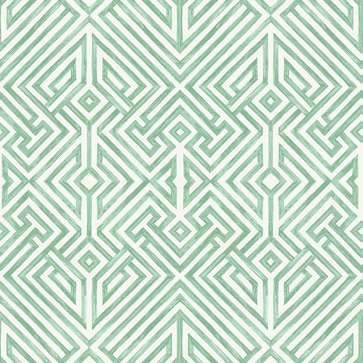 Picture of Lyon Green Geometric Key Wallpaper