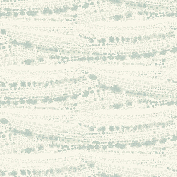 Picture of Rannell Aqua Abstract Scallop Wallpaper