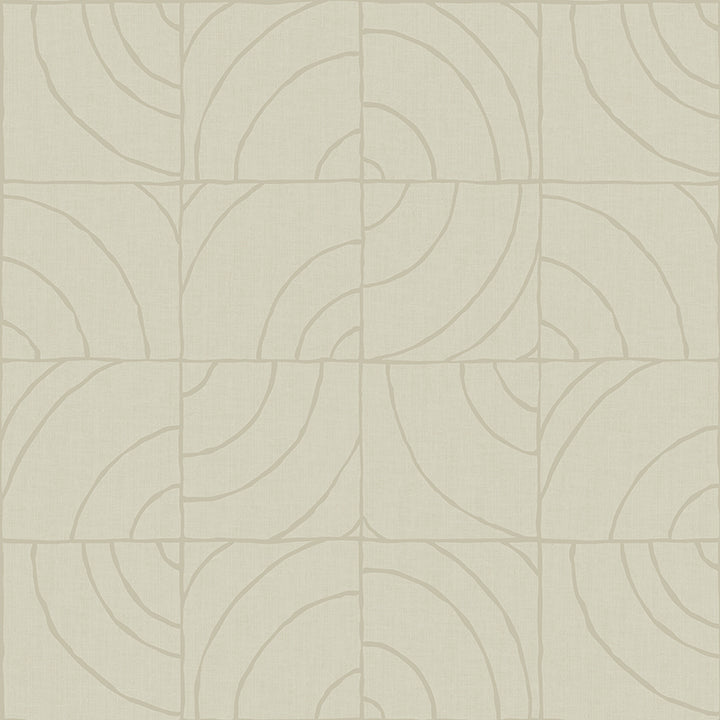 Picture of Taupe Batik Blok Peel and Stick Wallpaper