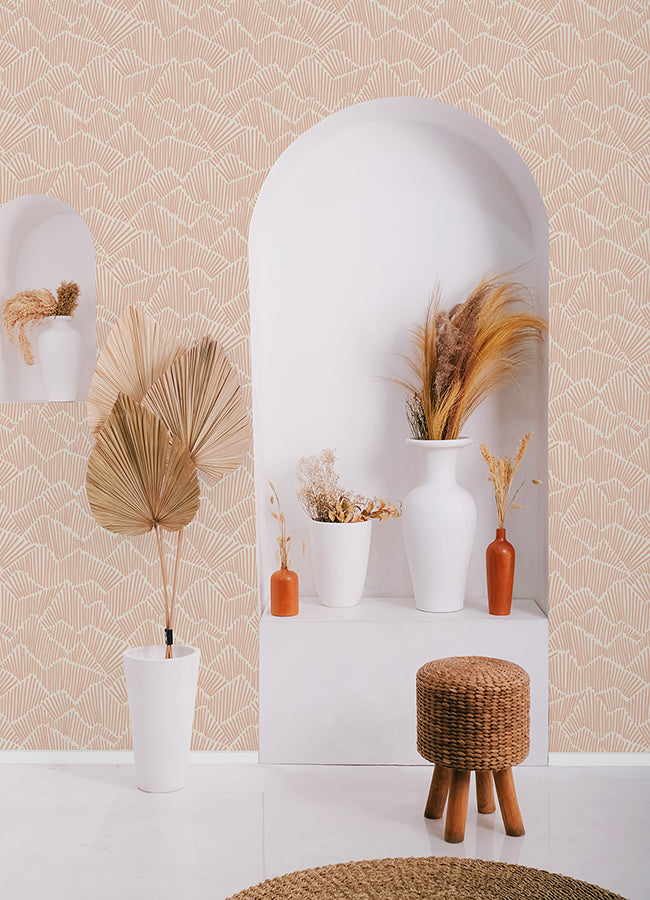 Clay Ridge & Valley Peel and Stick Wallpaper - Brewster Wallcovering