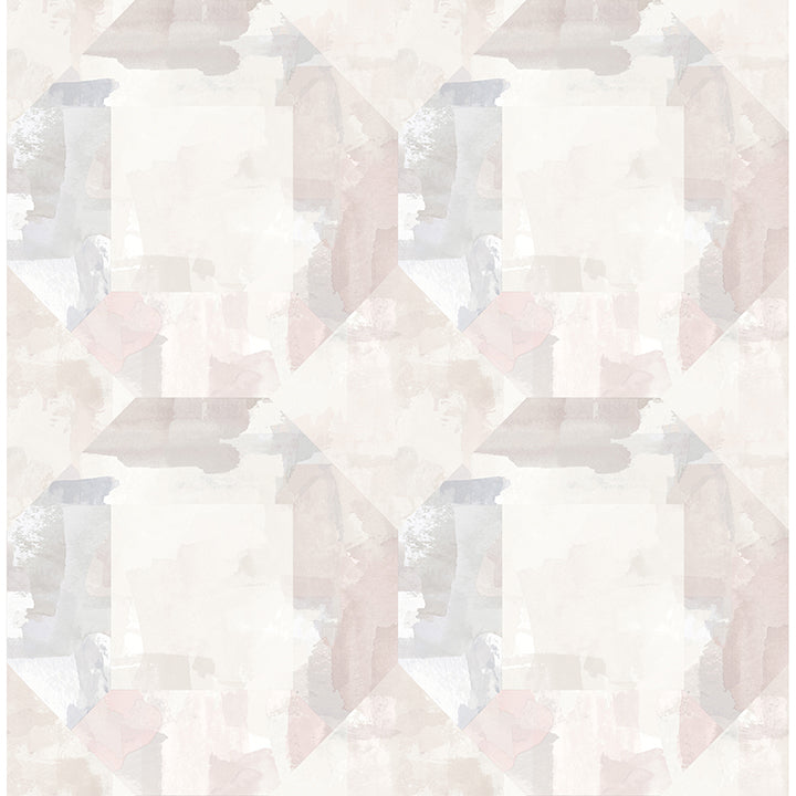 Picture of Perrin Lavender Gem Geometric Wallpaper