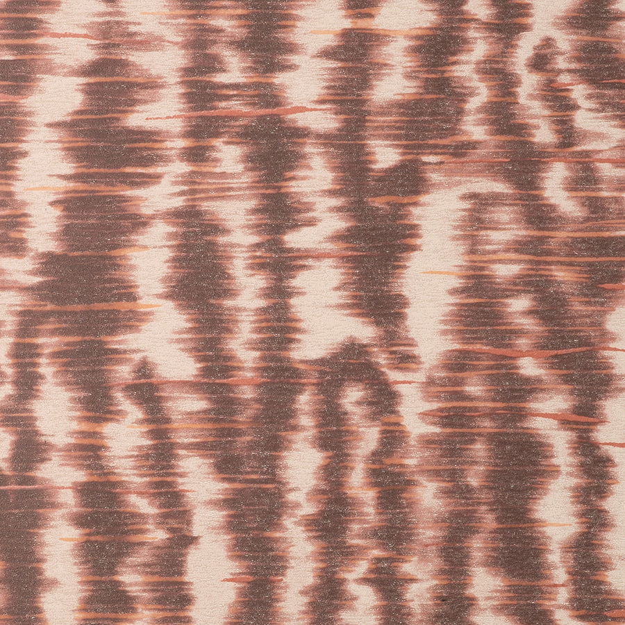 Hartmann Burgundy Stripe Texture Wallpaper - Brewster Wallcovering