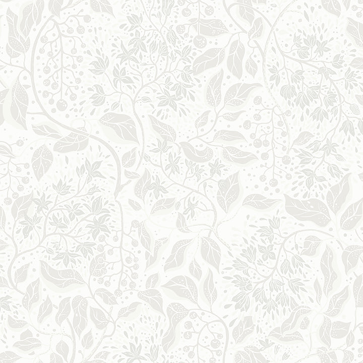 Picture of Turi Light Grey Twining Vines Wallpaper