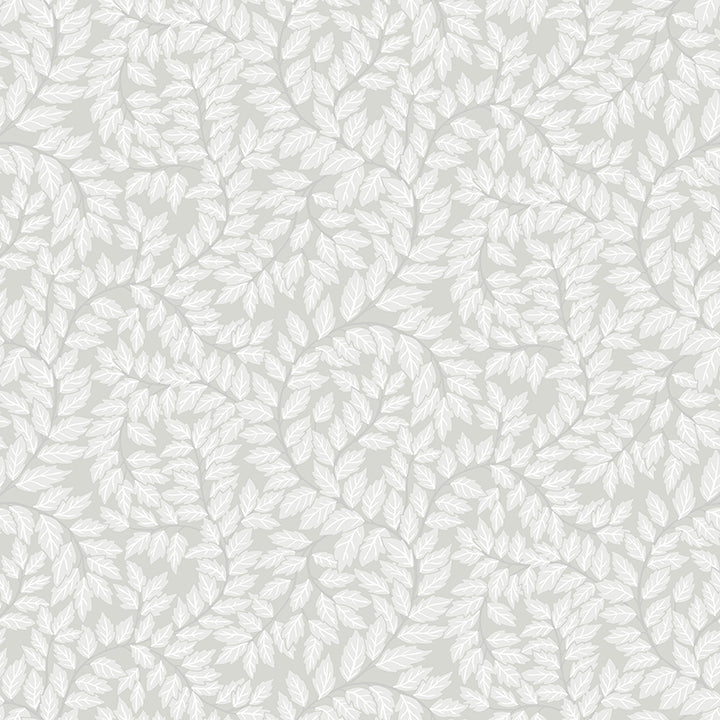 Picture of Lindlöv Grey Leafy Vines Wallpaper