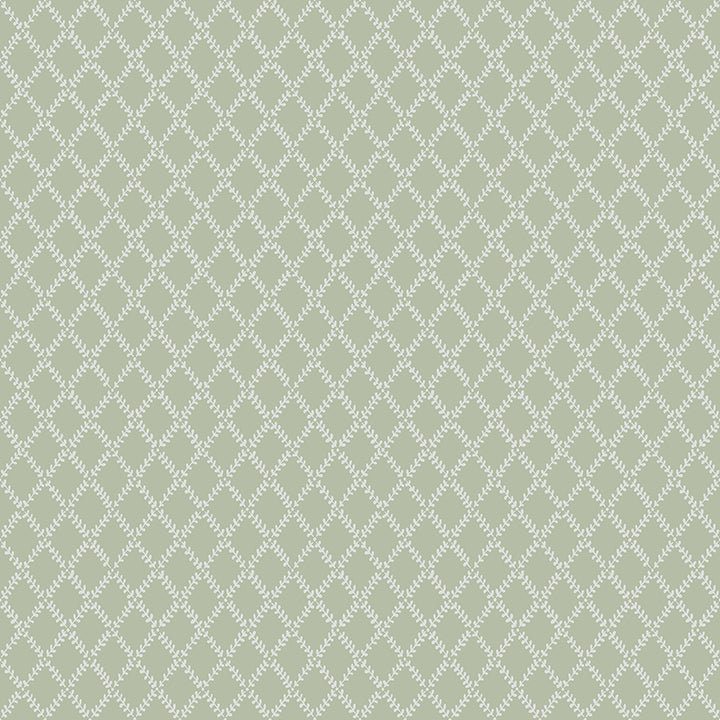 Picture of Trevor Moss Leaf Trellis Wallpaper