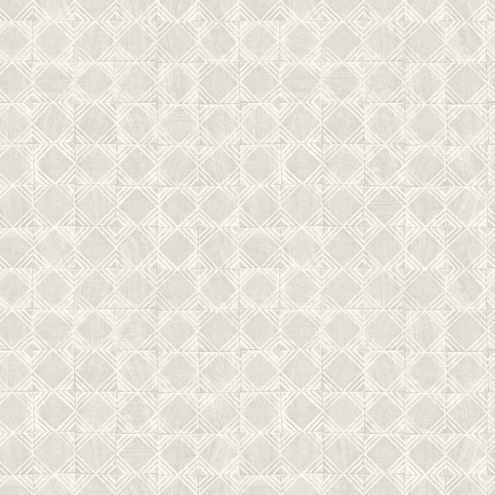 Picture of Button Block Light Grey Geometric Wallpaper