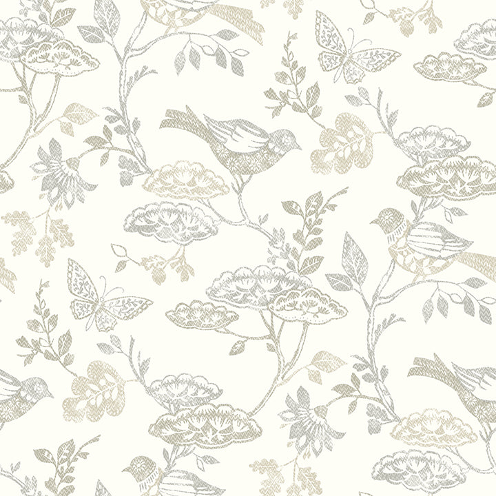 Picture of Malmo Grey Trail Wallpaper