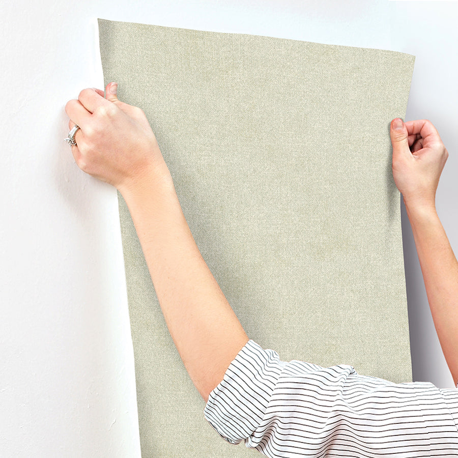 Homespun Green Textured Wallpaper  | Brewster Wallcovering - The WorkRm