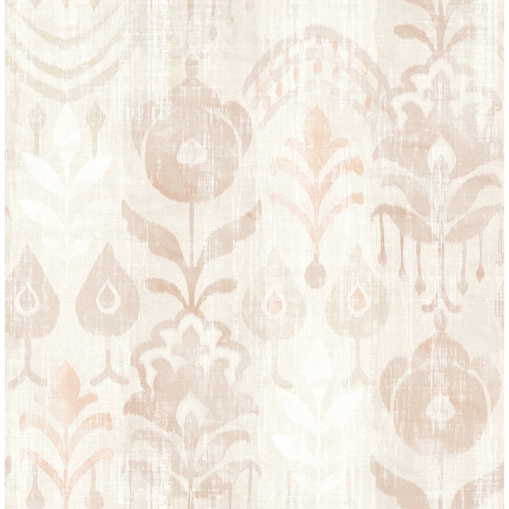 Picture of Pavord Pink Floral Shibori Wallpaper