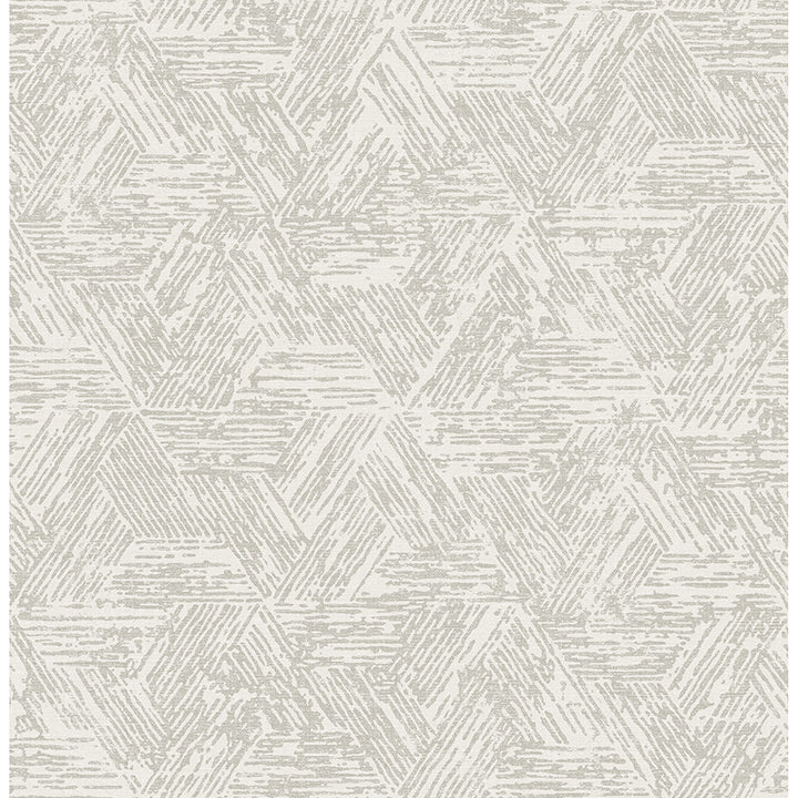 Picture of Retreat Grey Quilted Geometric Wallpaper