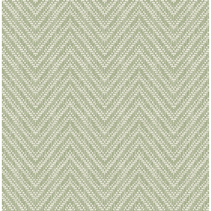 Picture of Glynn Green Chevron Wallpaper