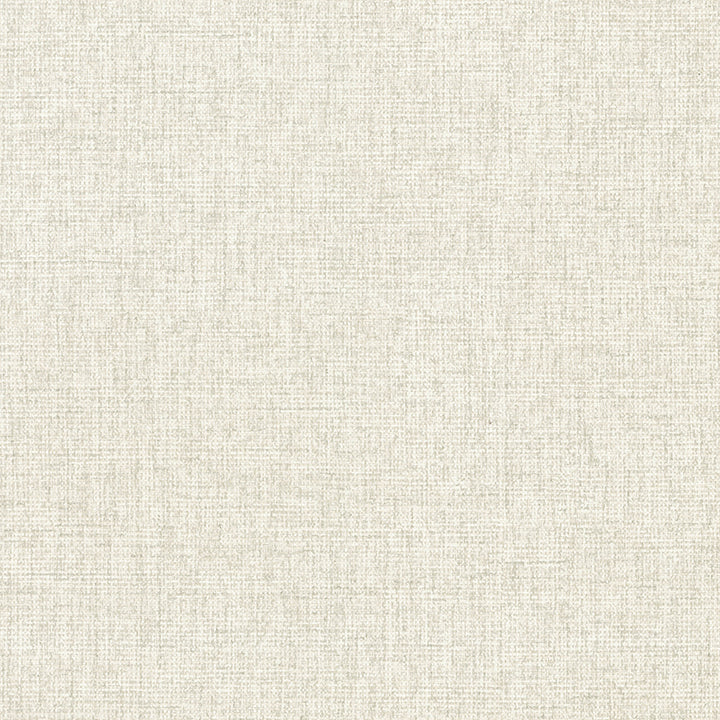 Picture of Halliday Pearl Faux Linen Wallpaper