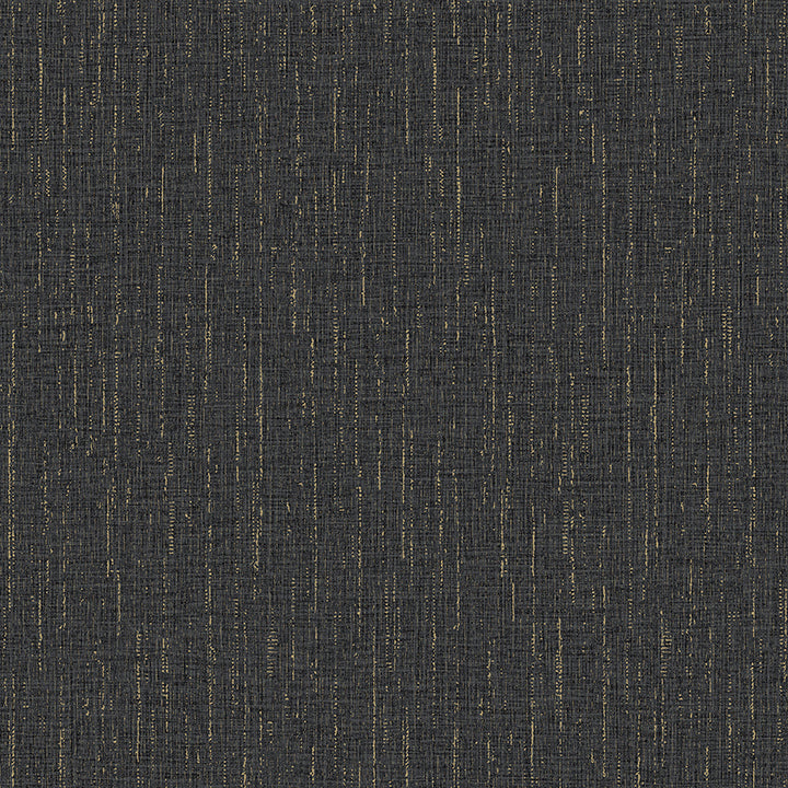 Picture of Sanburn Black Metallic Linen Wallpaper