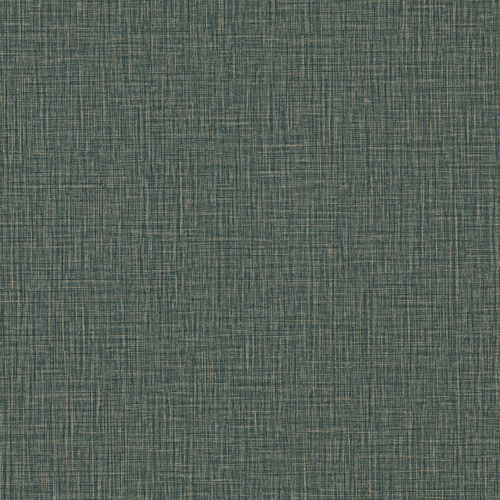 Picture of Eagen Sapphire Linen Weave Wallpaper