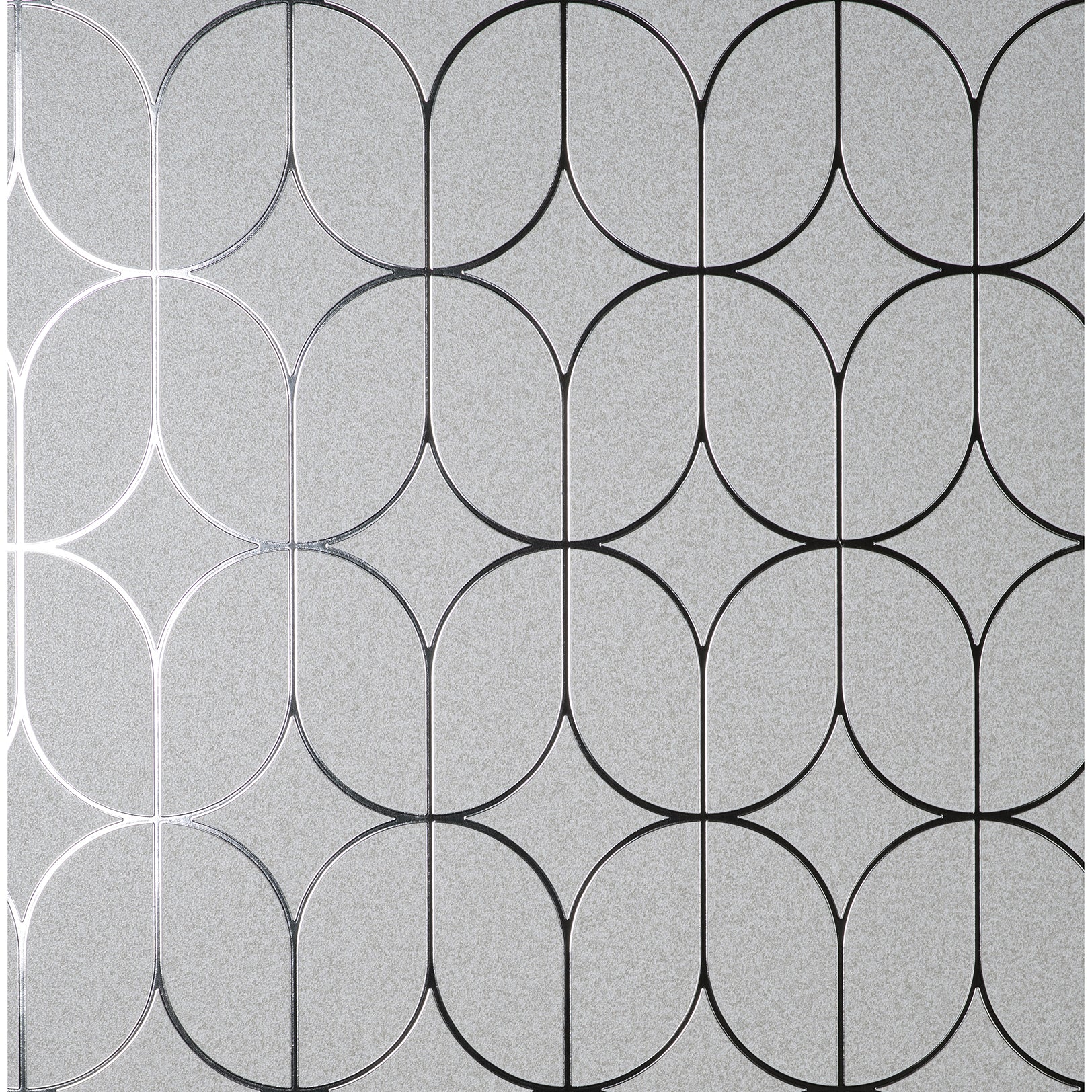 Picture of Raye Silver Rosco Trellis Wallpaper