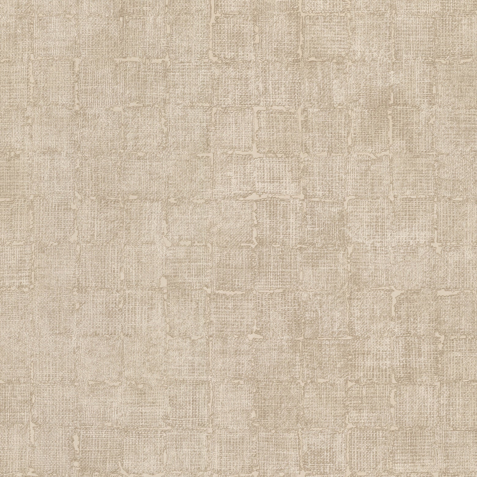 Picture of Blocks Beige Checkered Wallpaper