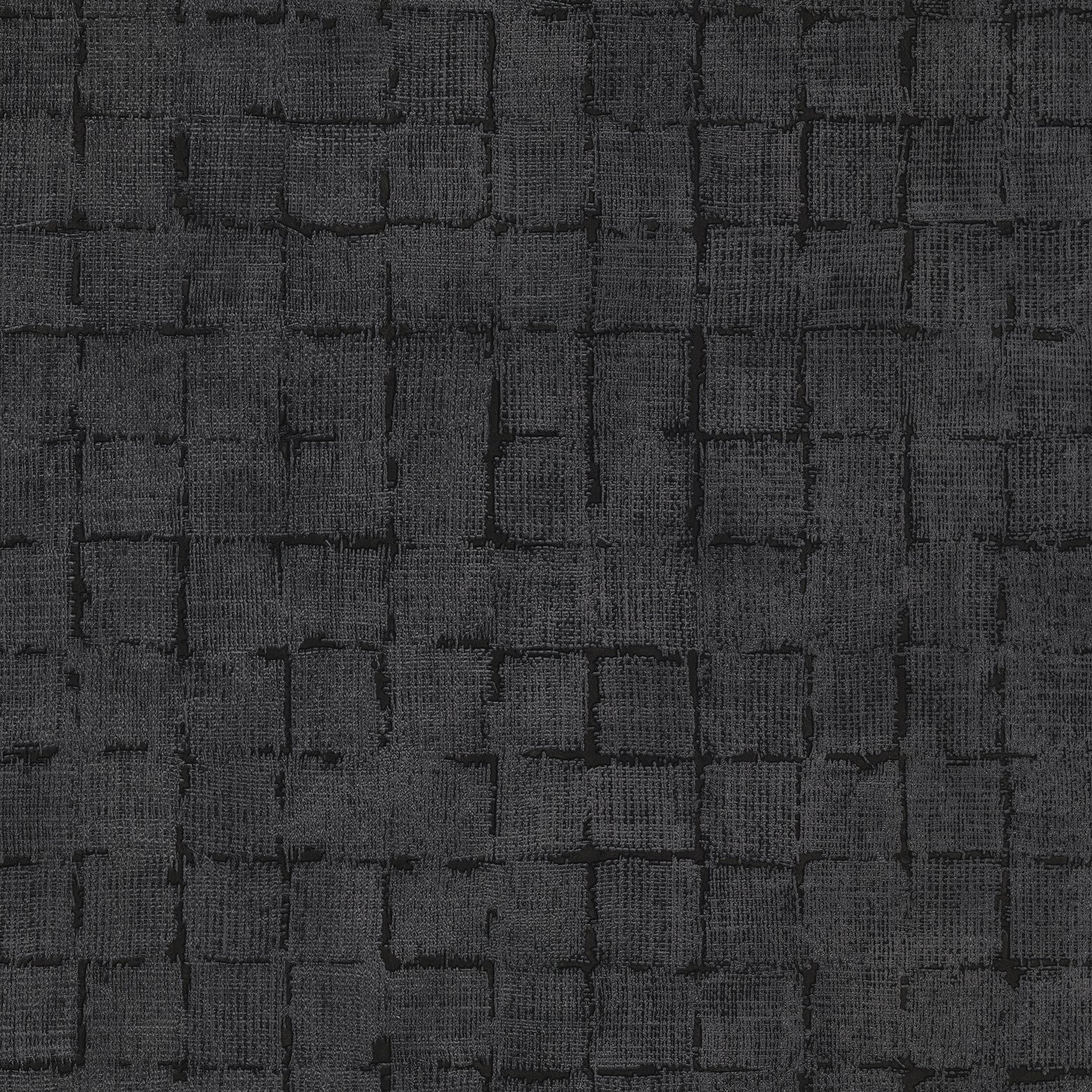 Brewster Wallcovering-Blocks Charcoal Checkered Wallpaper