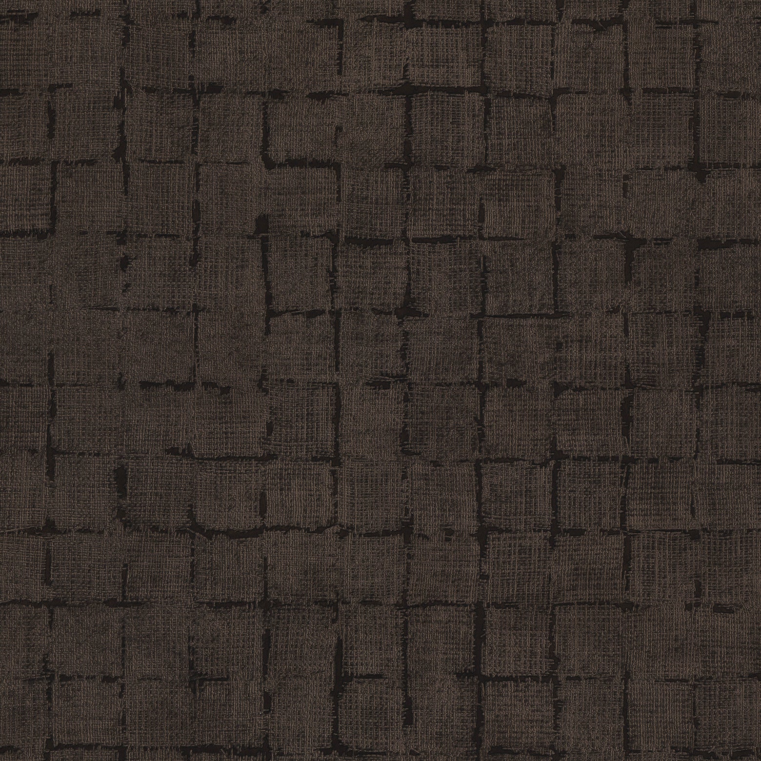 Brewster Wallcovering-Blocks Chocolate Checkered Wallpaper