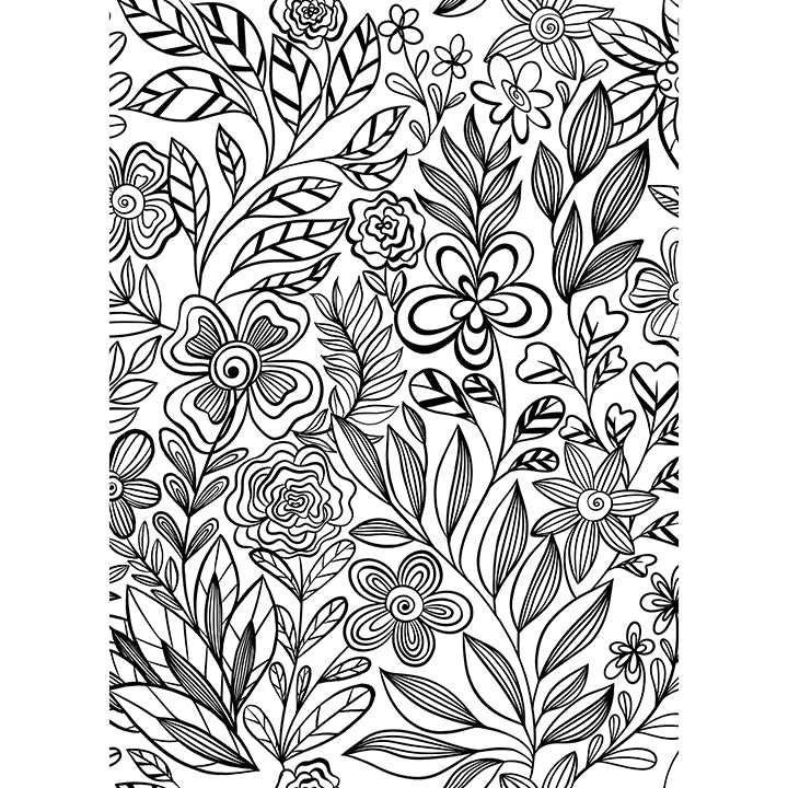 Picture of Garden Simply Stated Florals Flower Peel and Stick Wallpaper