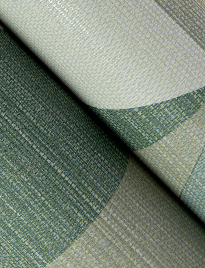 Winslow Green Geometric Faux Grasscloth Wallpaper  | Brewster Wallcovering - The WorkRm