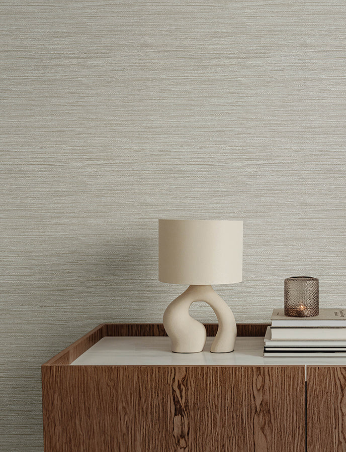 Sheehan Neutral Faux Grasscloth Wallpaper  | Brewster Wallcovering - The WorkRm