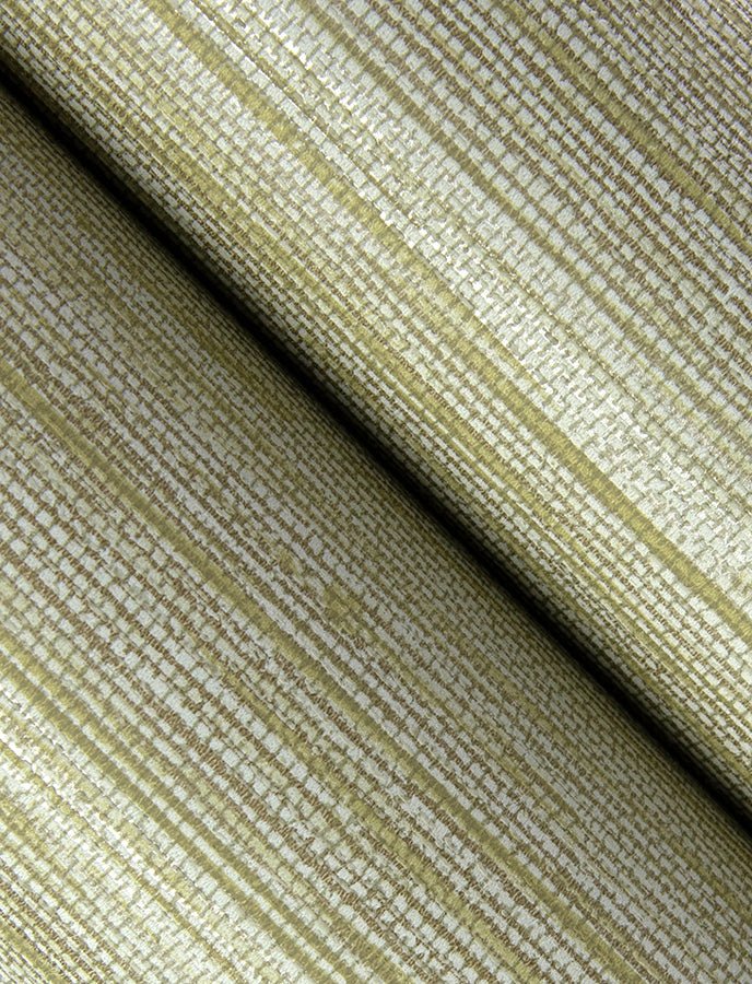 Sheehan Gold Faux Grasscloth Wallpaper  | Brewster Wallcovering - The WorkRm