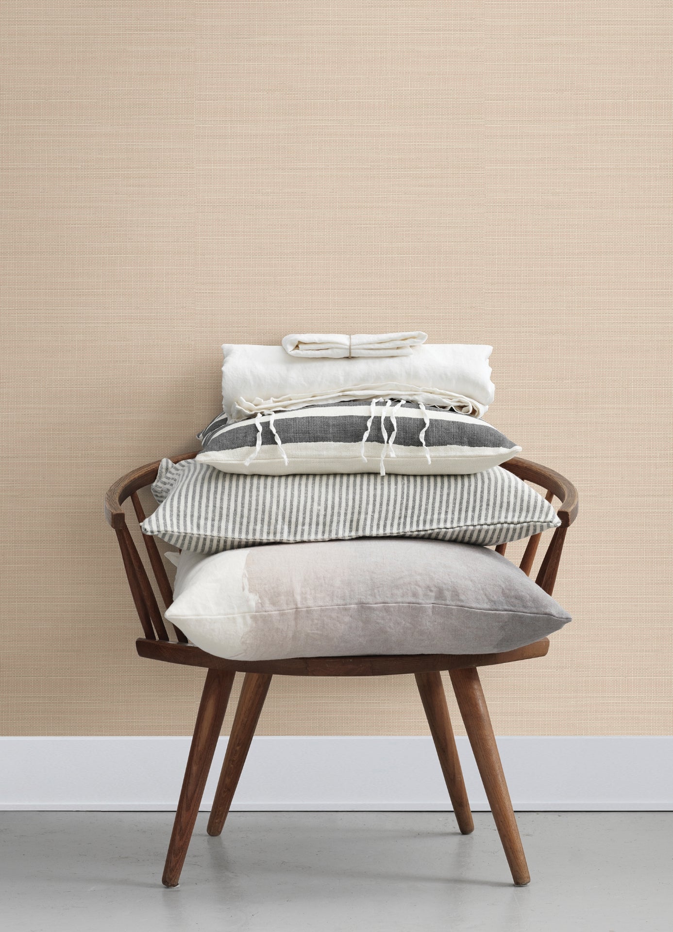 Spinnaker Neutral Netting Wallpaper  | Brewster Wallcovering - The WorkRm