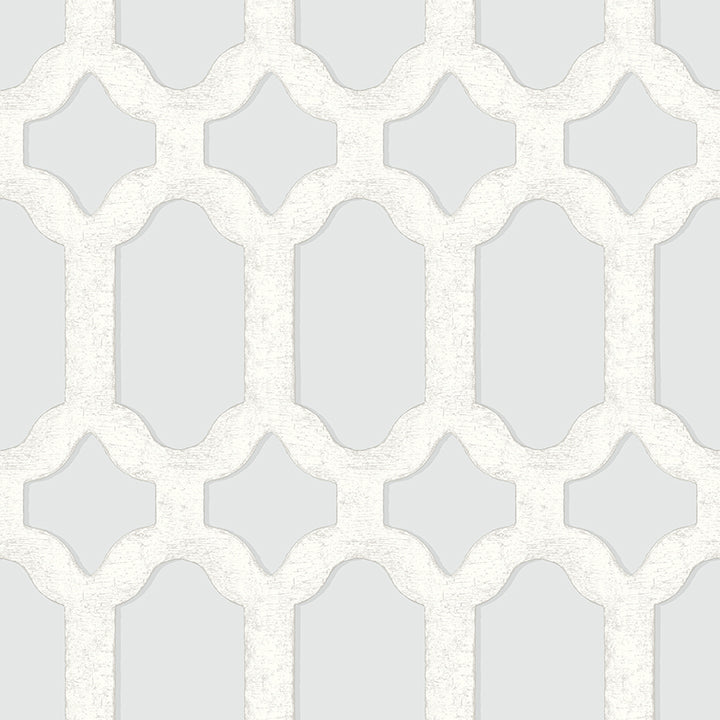 Picture of Chervil Sky Blue Trellis Wallpaper