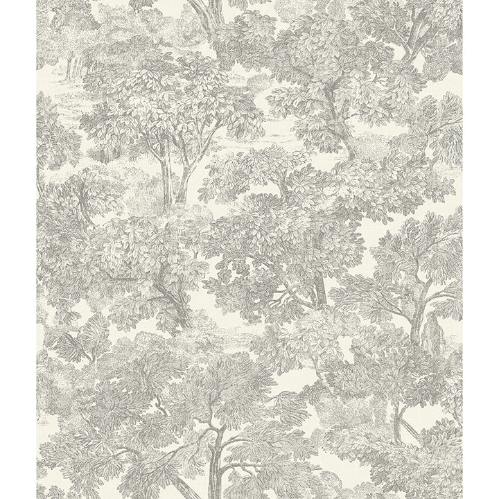 Picture of Spinney Grey Toile Wallpaper