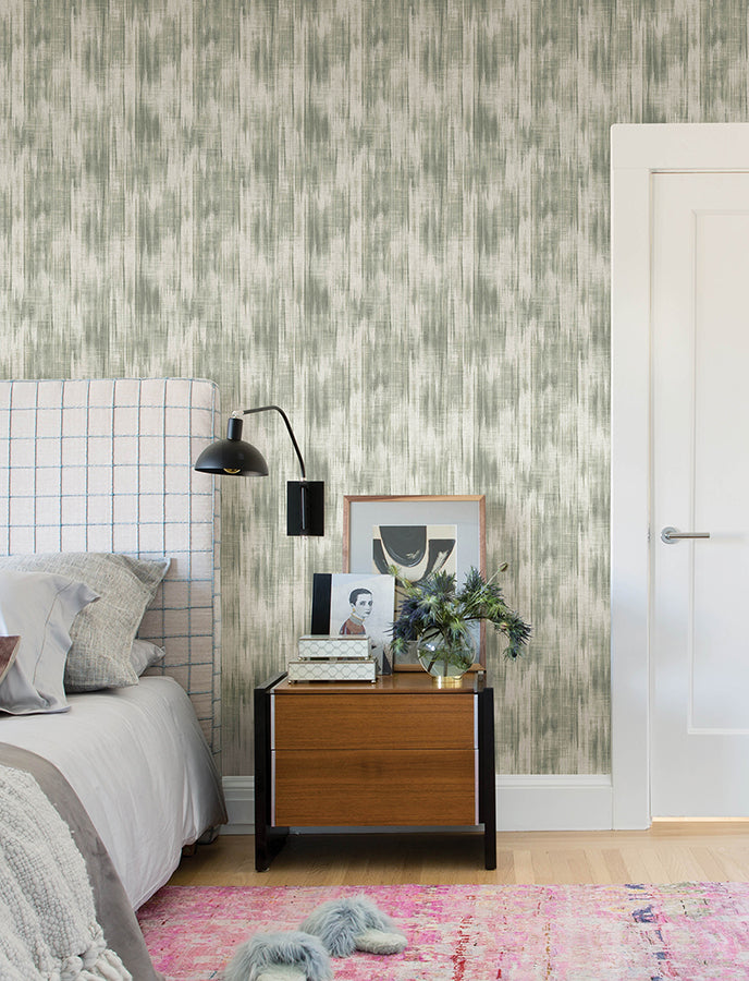 Marvel Green Ripple Wallpaper  | Brewster Wallcovering - The WorkRm