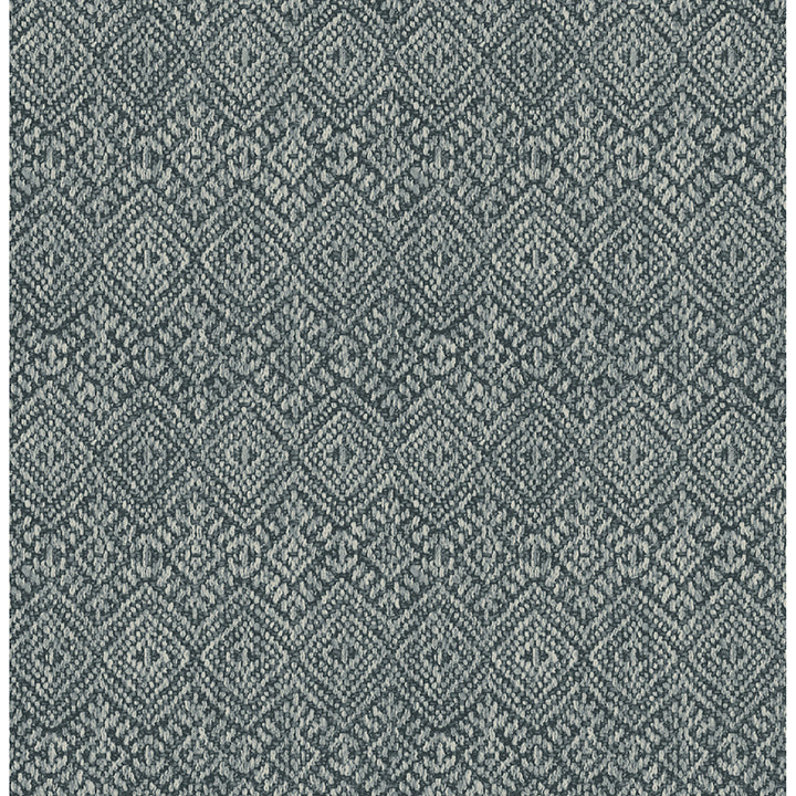 Picture of Gallivant Indigo Woven Geometric Wallpaper