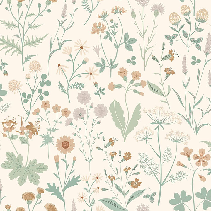 Picture of Letitia Cream Summer Meadows Wallpaper