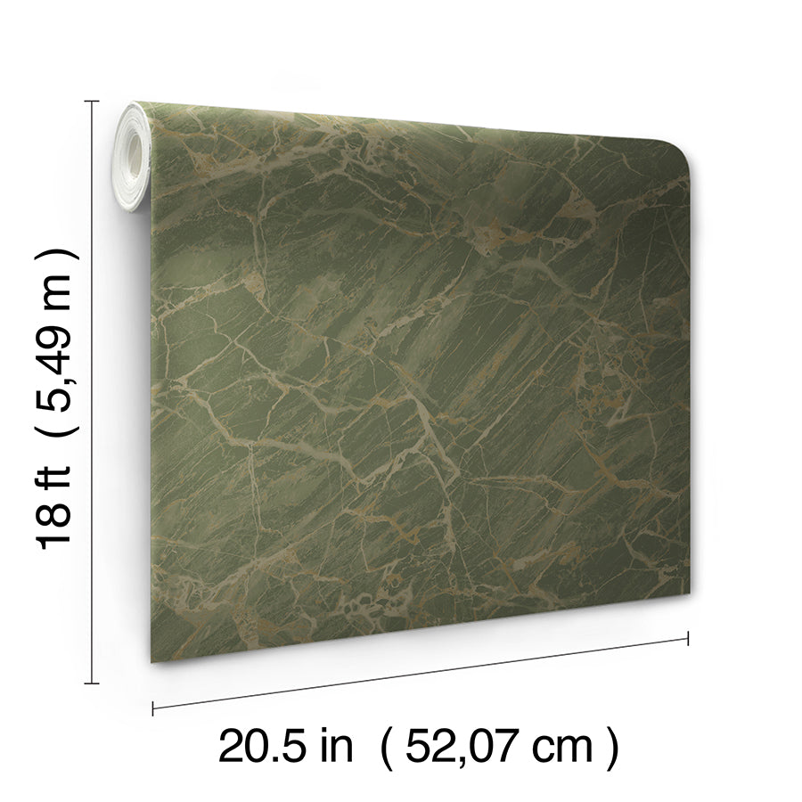 CLJ Jade Jasper Peel and Stick Wallpaper - Brewster Wallcovering