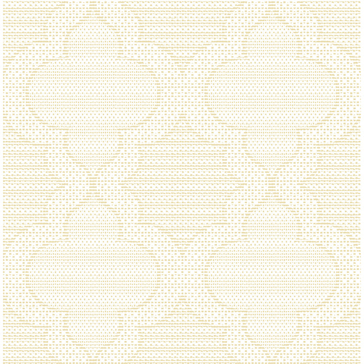 Picture of Ernest Yellow Quilted Quatrefoil Wallpaper