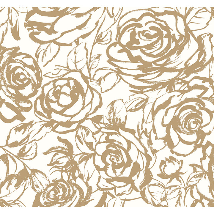 Picture of Nelda Gold Rose Wallpaper