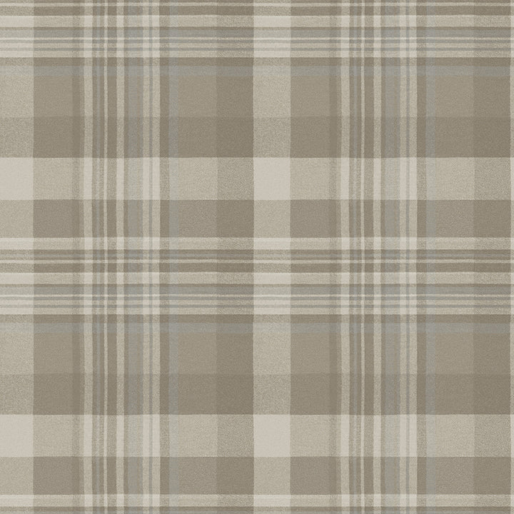 Picture of Dutton Plaid Light Brown Wallpaper