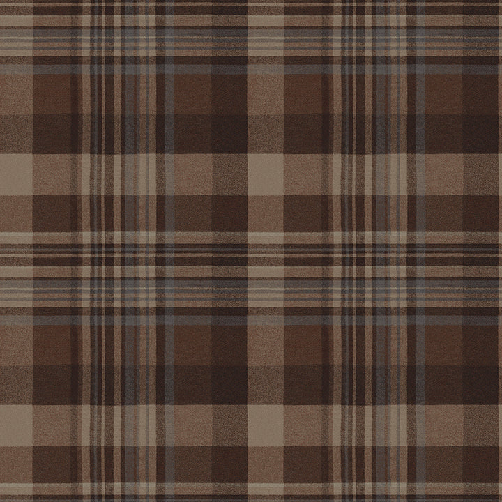 Picture of Dutton Plaid Rust Wallpaper