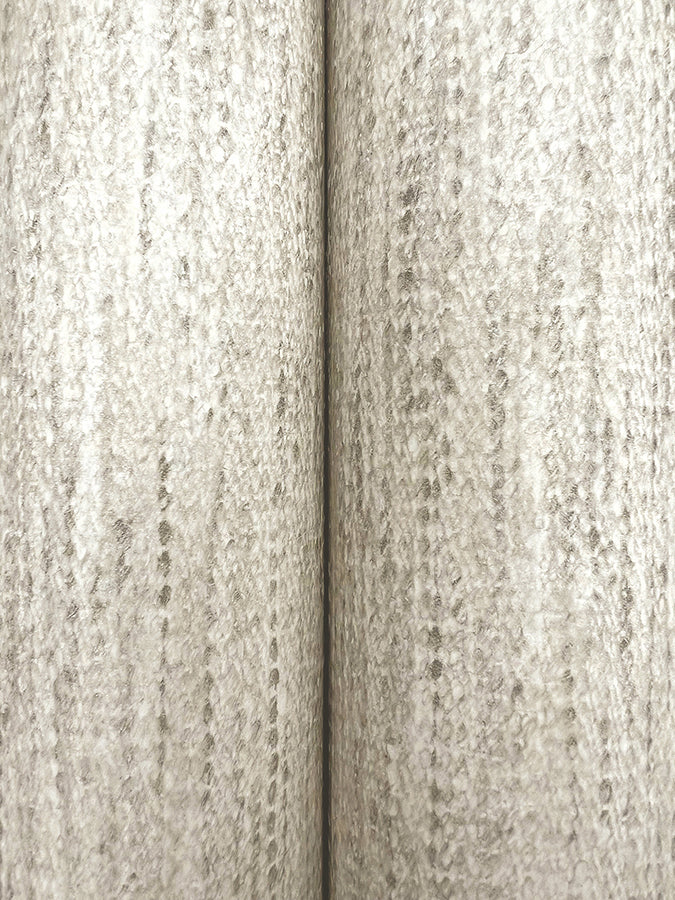 Wool Texture Pewter Wallpaper - Brewster Wallcovering