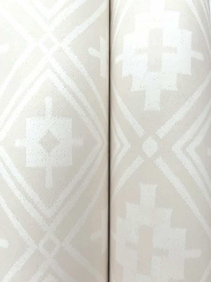 Camp Blanket Cream Wallpaper - Brewster Wallcovering