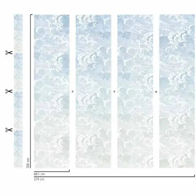 Cole & Son Wallpaper 114/3006.CS Nuvole Al Tramonto Dawn Cole & Son Wallpaper