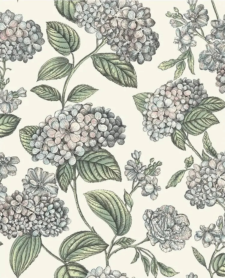 Cole & Son Wallpaper 123/8039.CS Ramo Di Ortensia Stone