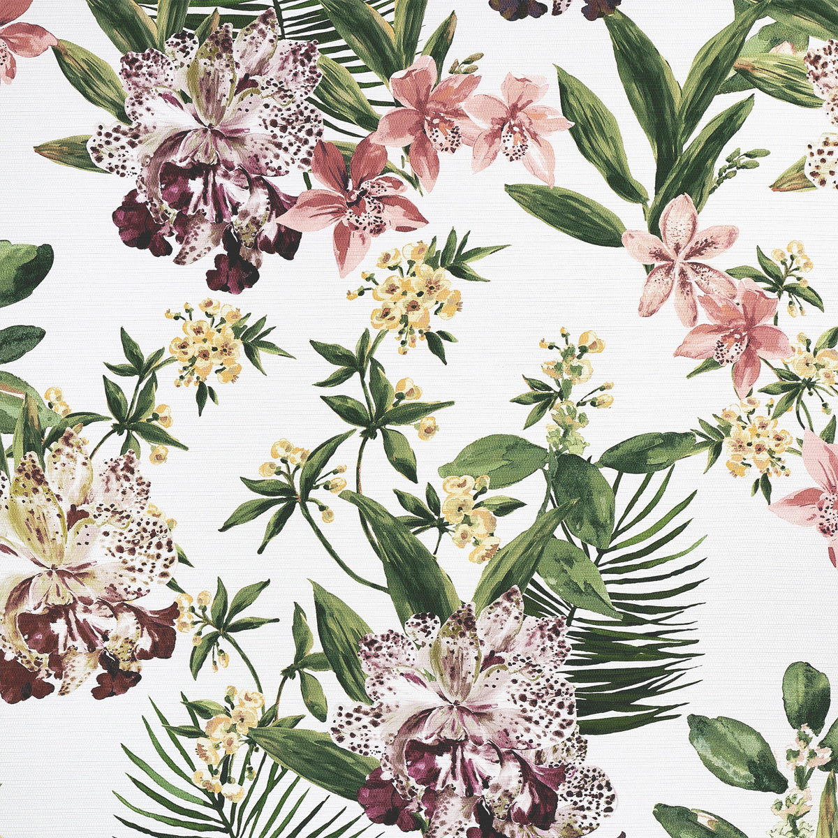 ALOHA-ORCHIDS-MAI-TAI-MULTI-ON-WHITE-DOVE-WOVEN-WALLS-PHILLIP-JEFFRIES-10556