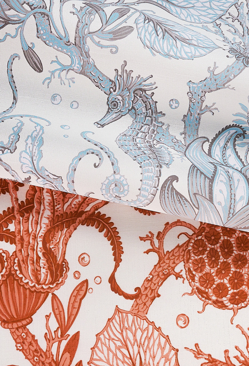 TOILE-DE-SEA-CORAL-COAST-ON-COTTON-CANVAS-LINEN-PHILLIP-JEFFRIES-9993